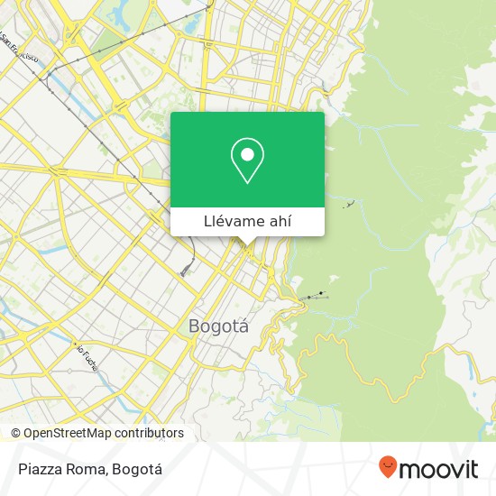 Mapa de Piazza Roma