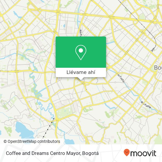 Mapa de Coffee and Dreams Centro Mayor