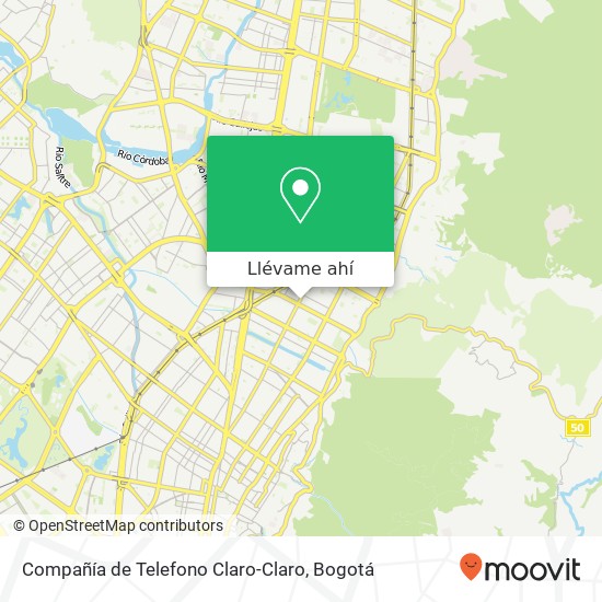 Mapa de Compañía de Telefono Claro-Claro