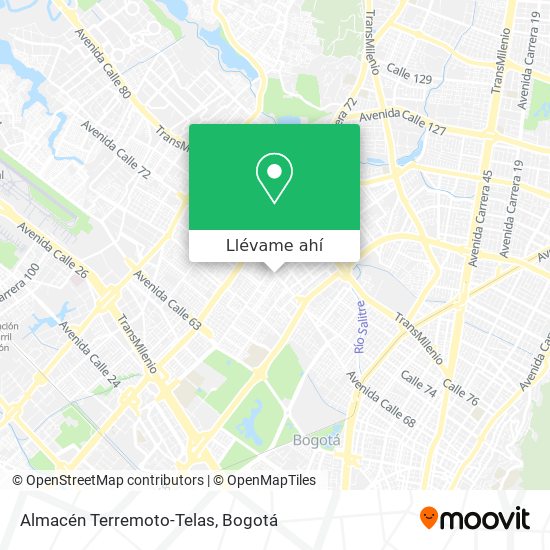 Mapa de Almacén Terremoto-Telas