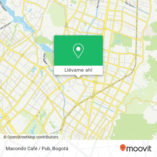 Mapa de Macondo Café / Pub