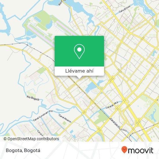 Mapa de Bogota
