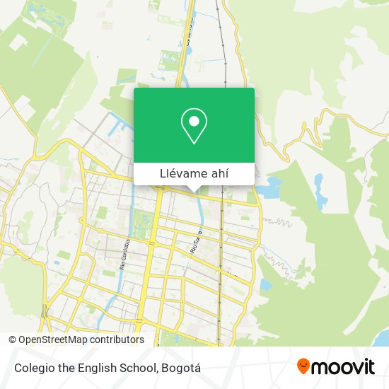 Mapa de Colegio the English School