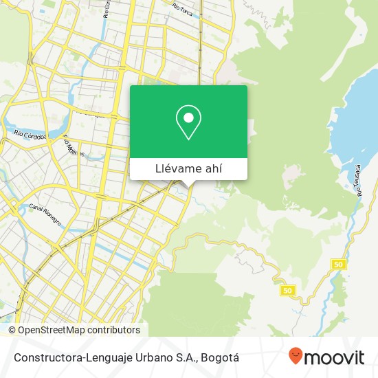 Mapa de Constructora-Lenguaje Urbano S.A.