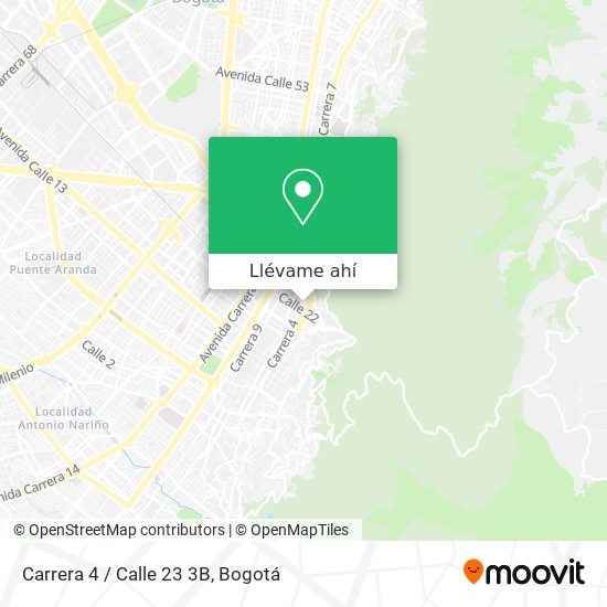 Mapa de Carrera 4 / Calle 23 3B