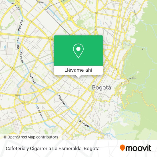 Mapa de Cafeteria y Cigarreria La Esmeralda