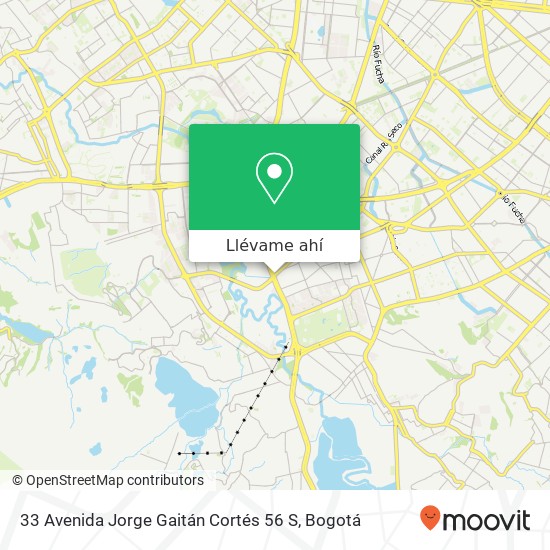 Mapa de 33 Avenida Jorge Gaitán Cortés 56 S