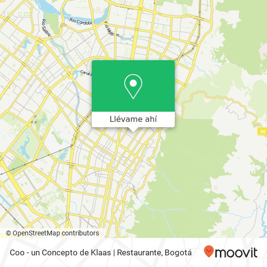 Mapa de Coo - un Concepto de Klaas | Restaurante