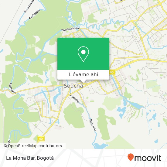 Mapa de La Mona Bar