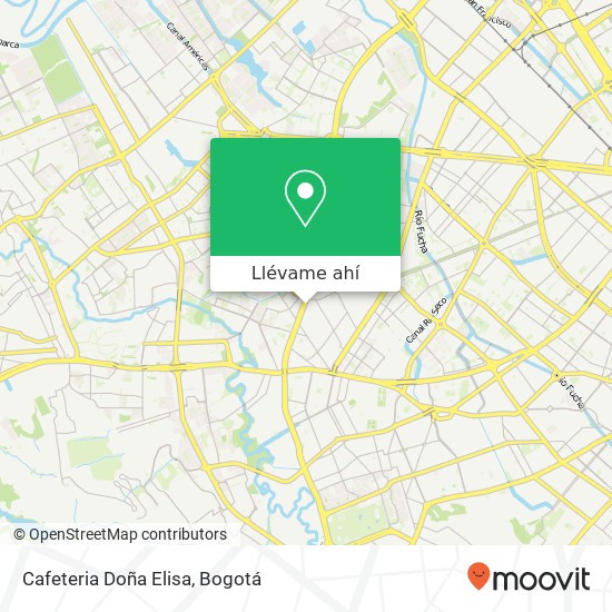 Mapa de Cafeteria Doña Elisa