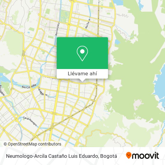 Mapa de Neumologo-Arcila Castaño Luis Eduardo