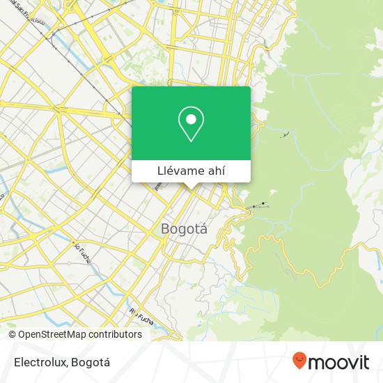 Mapa de Electrolux