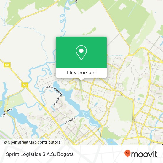 Mapa de Sprint Logistics S.A.S.