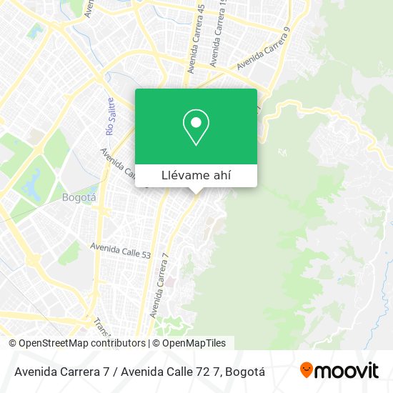 Mapa de Avenida Carrera 7 / Avenida Calle 72 7