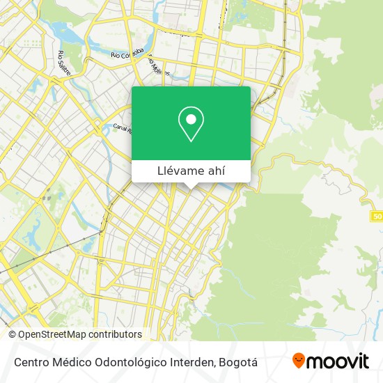 Mapa de Centro Médico Odontológico Interden