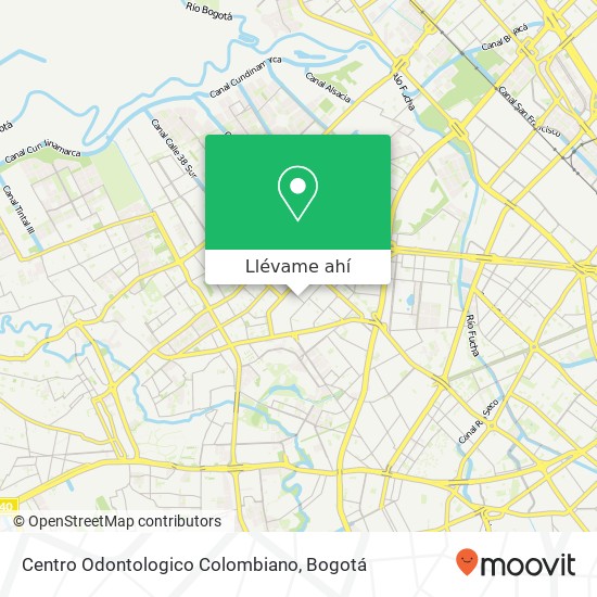 Mapa de Centro Odontologico Colombiano
