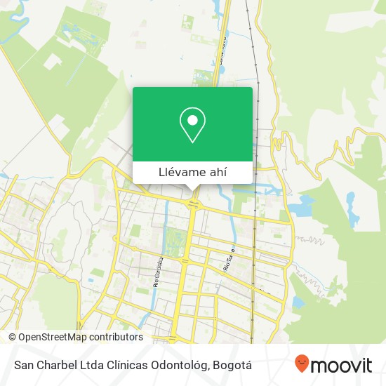 Mapa de San Charbel Ltda Clínicas Odontológ