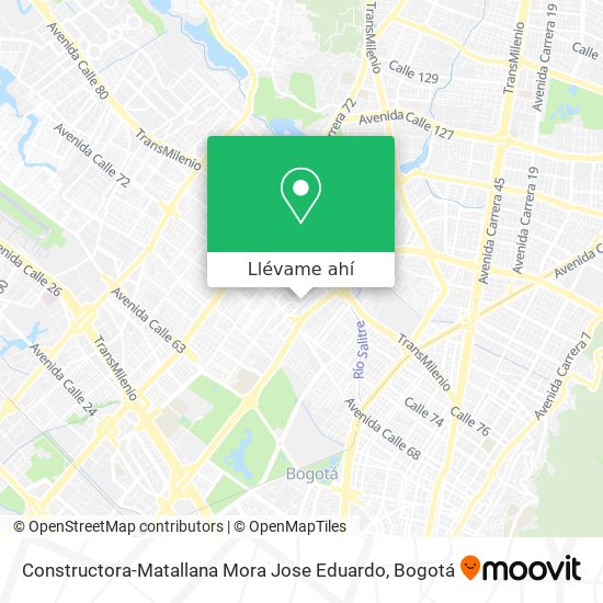 Mapa de Constructora-Matallana Mora Jose Eduardo