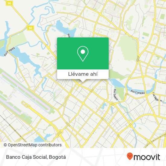 Mapa de Banco Caja Social