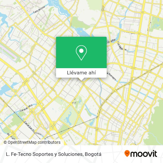 Mapa de L. Fe-Tecno Soportes y Soluciones