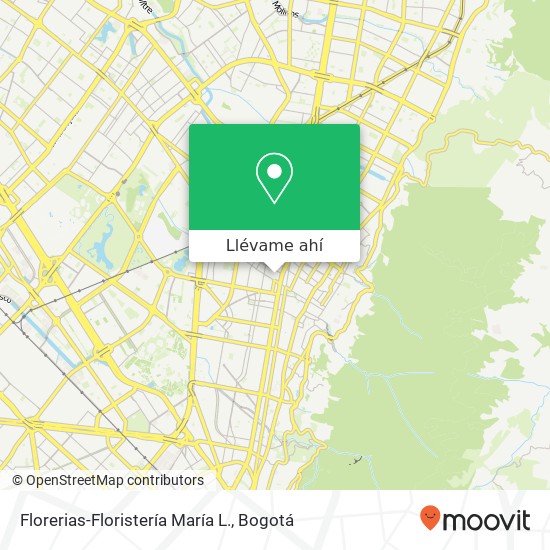 Mapa de Florerias-Floristería María L.