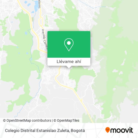 Mapa de Colegio Distrital Estanislao Zuleta