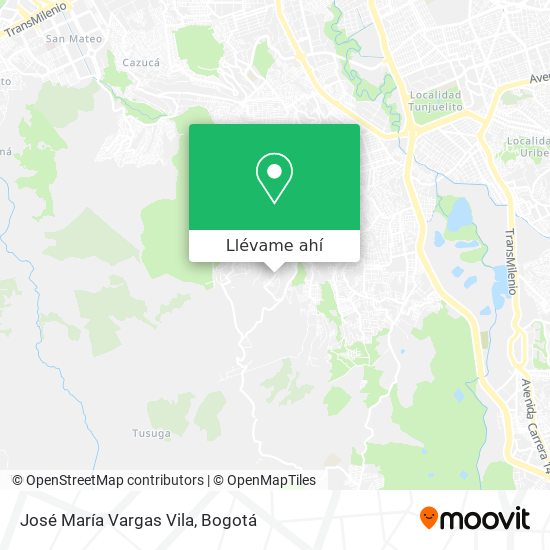Mapa de José María Vargas Vila
