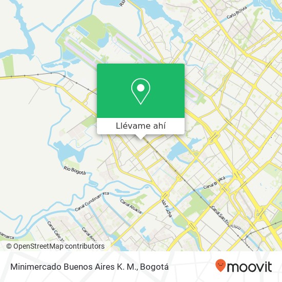 Mapa de Minimercado Buenos Aires K. M.