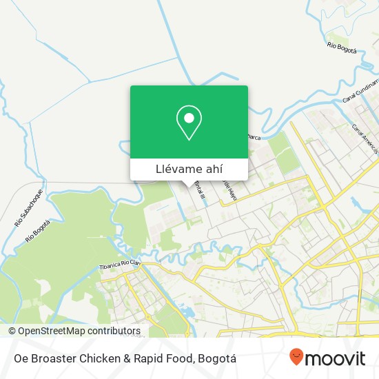 Mapa de Oe Broaster Chicken & Rapid Food