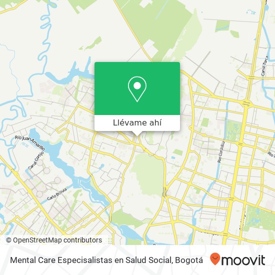 Mapa de Mental Care Especisalistas en Salud Social