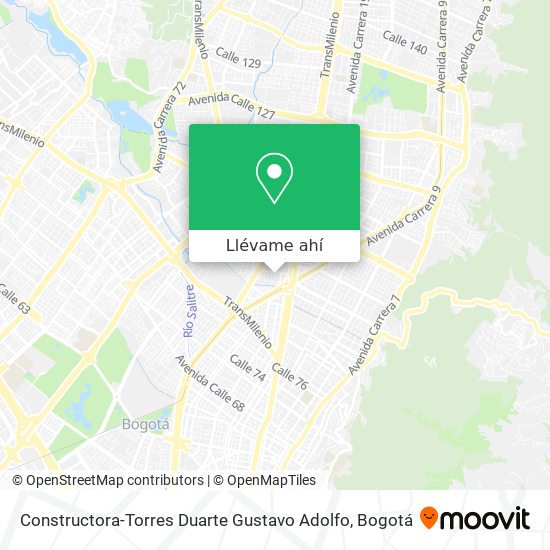 Mapa de Constructora-Torres Duarte Gustavo Adolfo