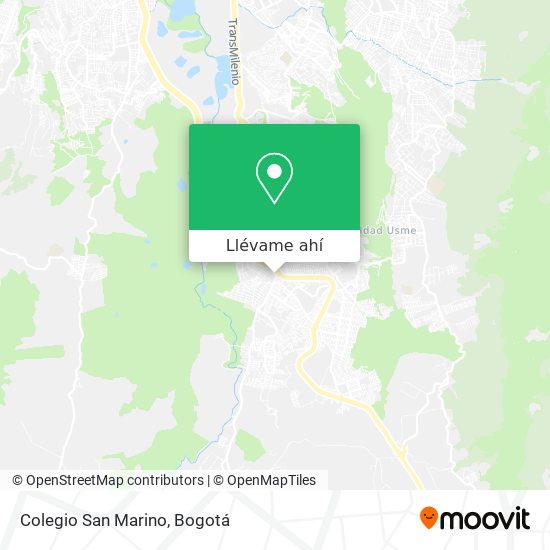 Mapa de Colegio San Marino