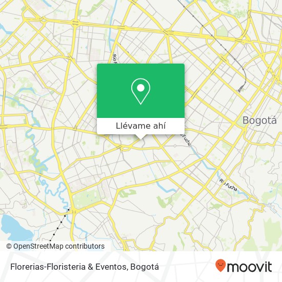 Mapa de Florerias-Floristeria & Eventos