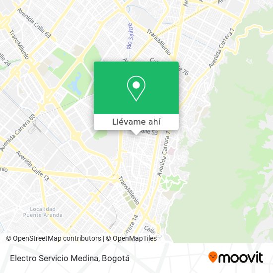 Mapa de Electro Servicio Medina