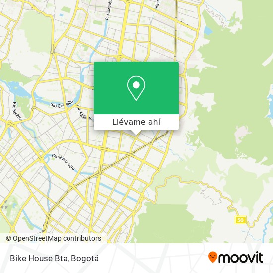 Mapa de Bike House Bta