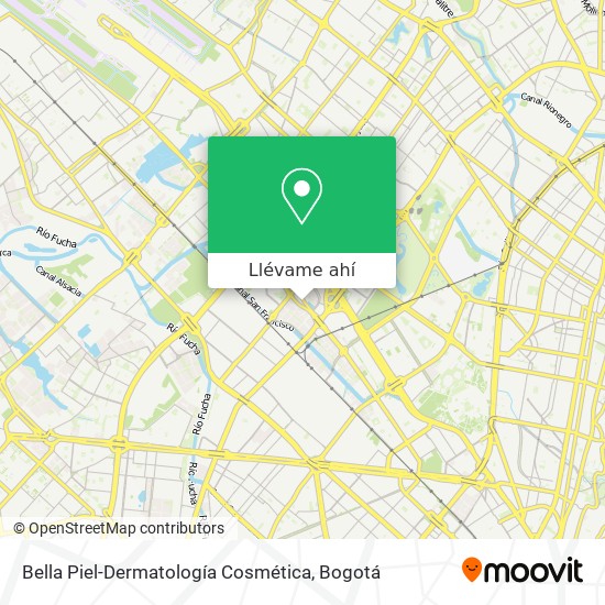 Mapa de Bella Piel-Dermatología Cosmética