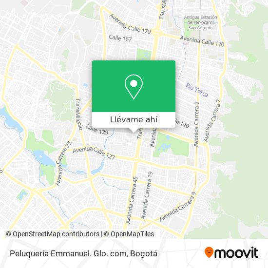 Mapa de Peluquería Emmanuel. Glo. com