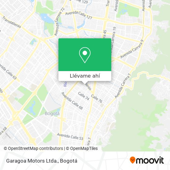 Mapa de Garagoa Motors Ltda.