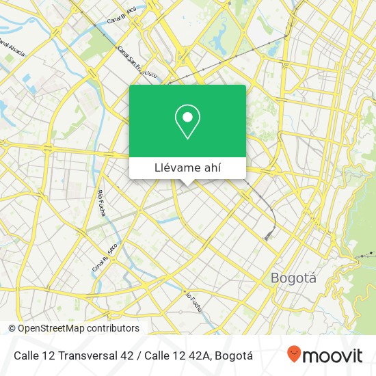 Mapa de Calle 12 Transversal 42 / Calle 12 42A