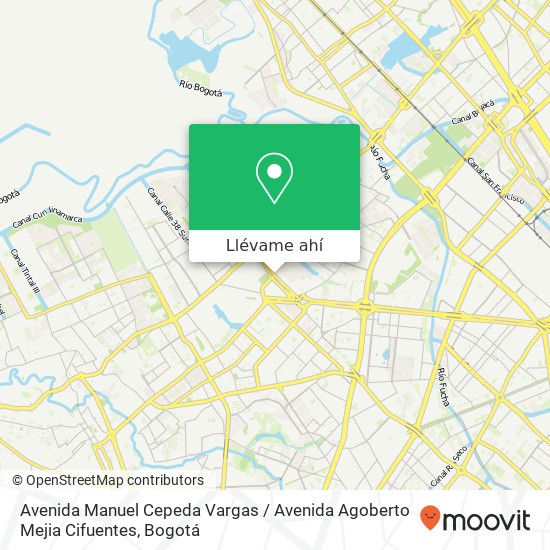 Mapa de Avenida Manuel Cepeda Vargas / Avenida Agoberto Mejia Cifuentes