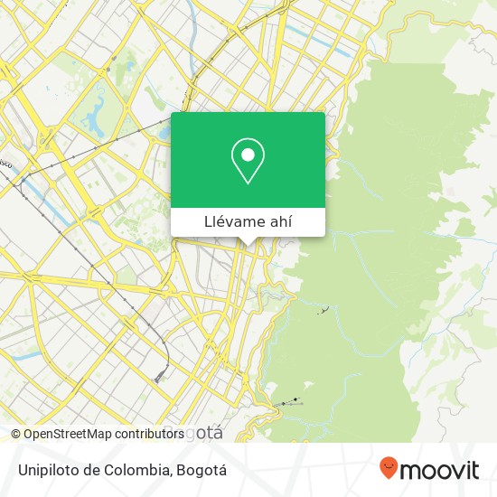 Mapa de Unipiloto de Colombia