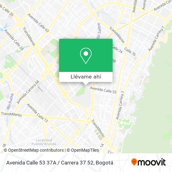 Mapa de Avenida Calle 53 37A / Carrera 37 52