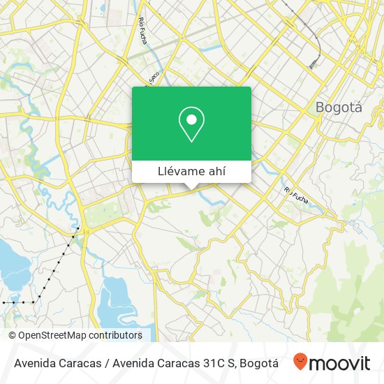 Mapa de Avenida Caracas / Avenida Caracas 31C S