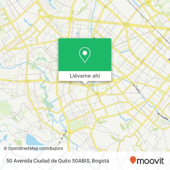 Mapa de 50 Avenida Ciudad de Quito 50ABIS