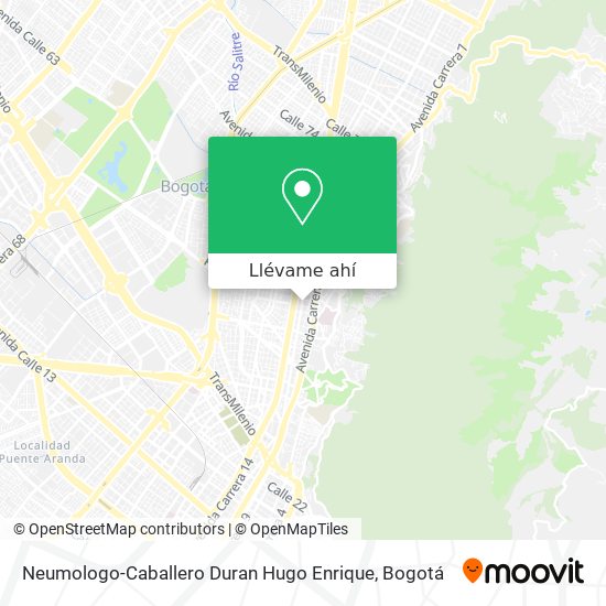 Mapa de Neumologo-Caballero Duran Hugo Enrique