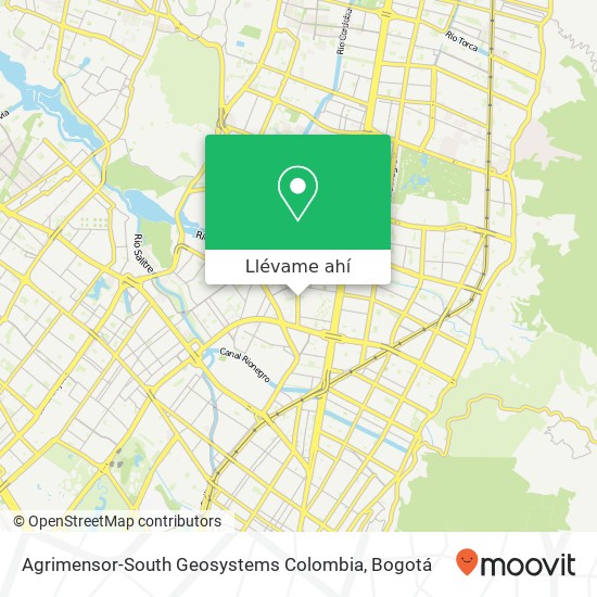 Mapa de Agrimensor-South Geosystems Colombia