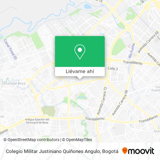 Mapa de Colegio Militar Justiniano Quiñones Angulo