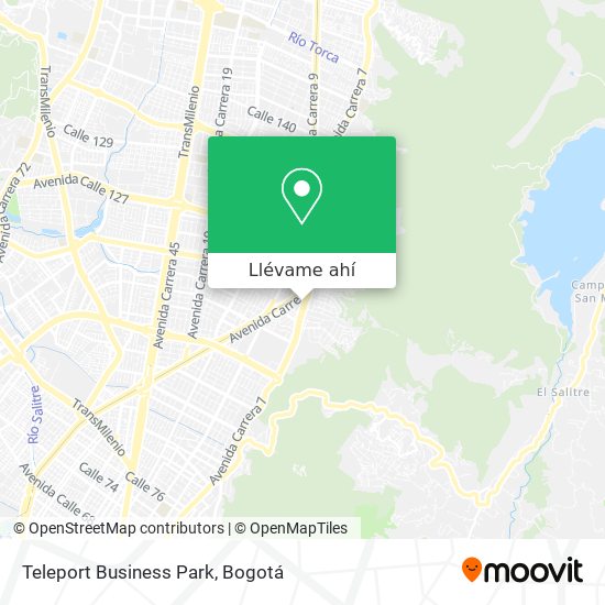 Mapa de Teleport Business Park