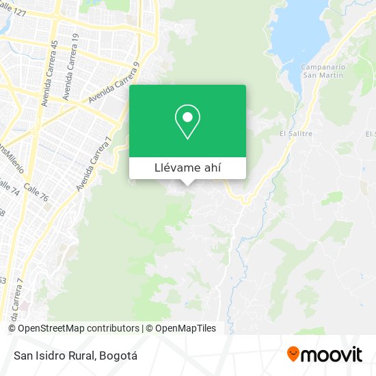 Mapa de San Isidro Rural