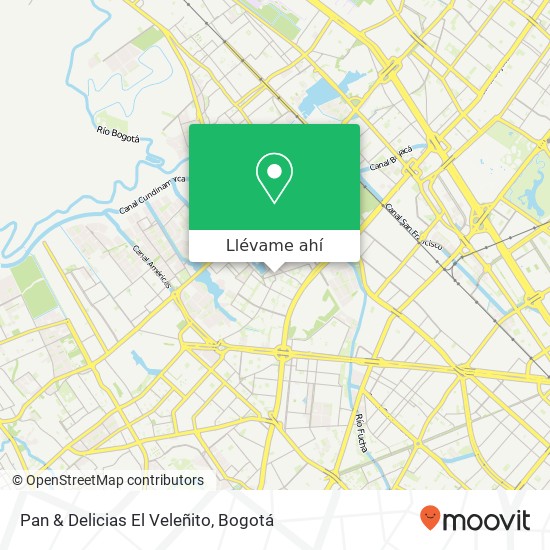 Mapa de Pan & Delicias El Veleñito